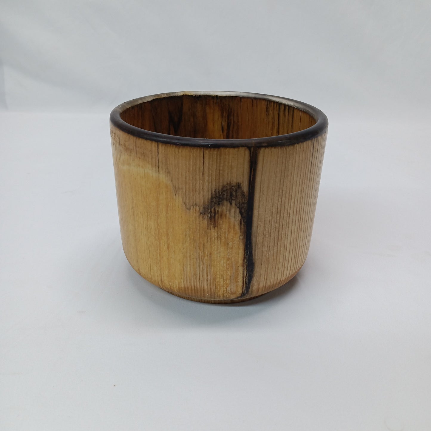 Spalted Ash bowl, epoxy stabilized 5 1/2"