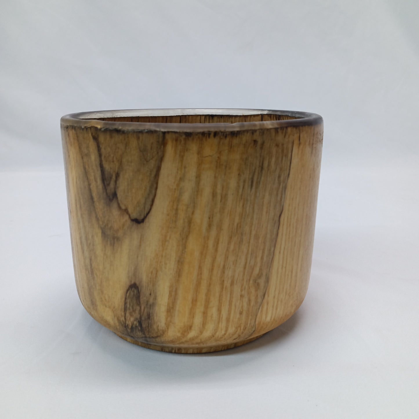 Spalted Ash bowl, epoxy stabilized 5 1/2"