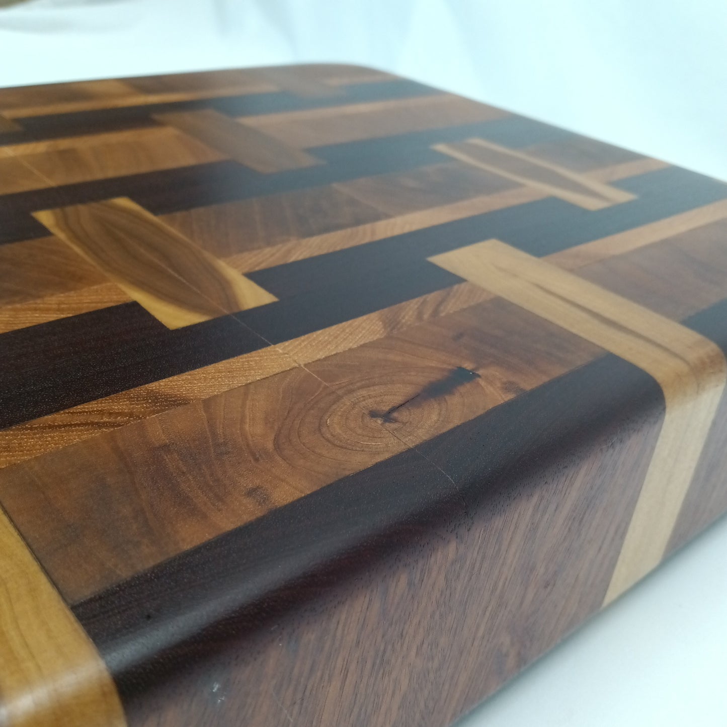 Massive butcher block Anigre, Hickory, Mahogany, Poplar 19" x 12 1/2" x 3"