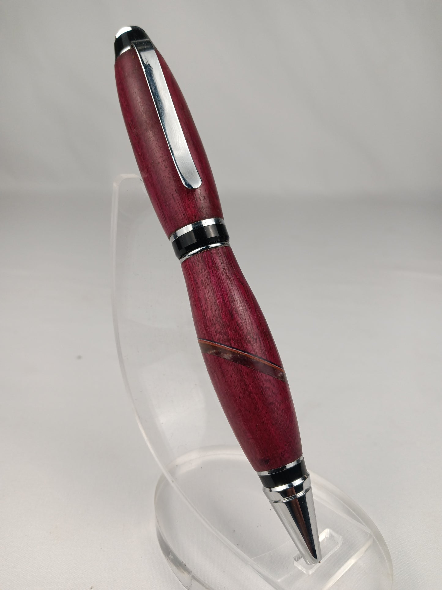 Cigar Pen - Purpleheart - Acrylic - Micarta